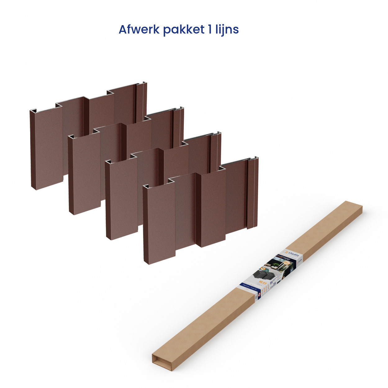 Cladix Aluminium Gevelbekleding Walnootbruin